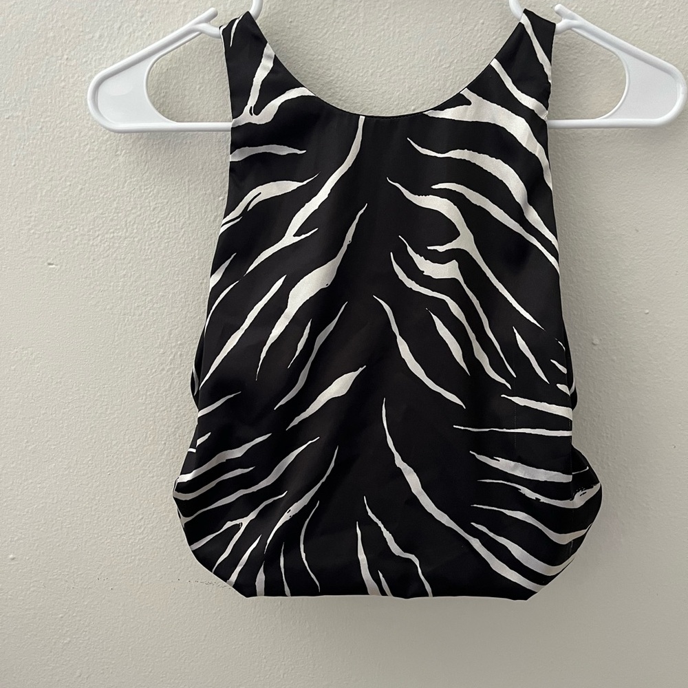 Zara Crop Silky Top
